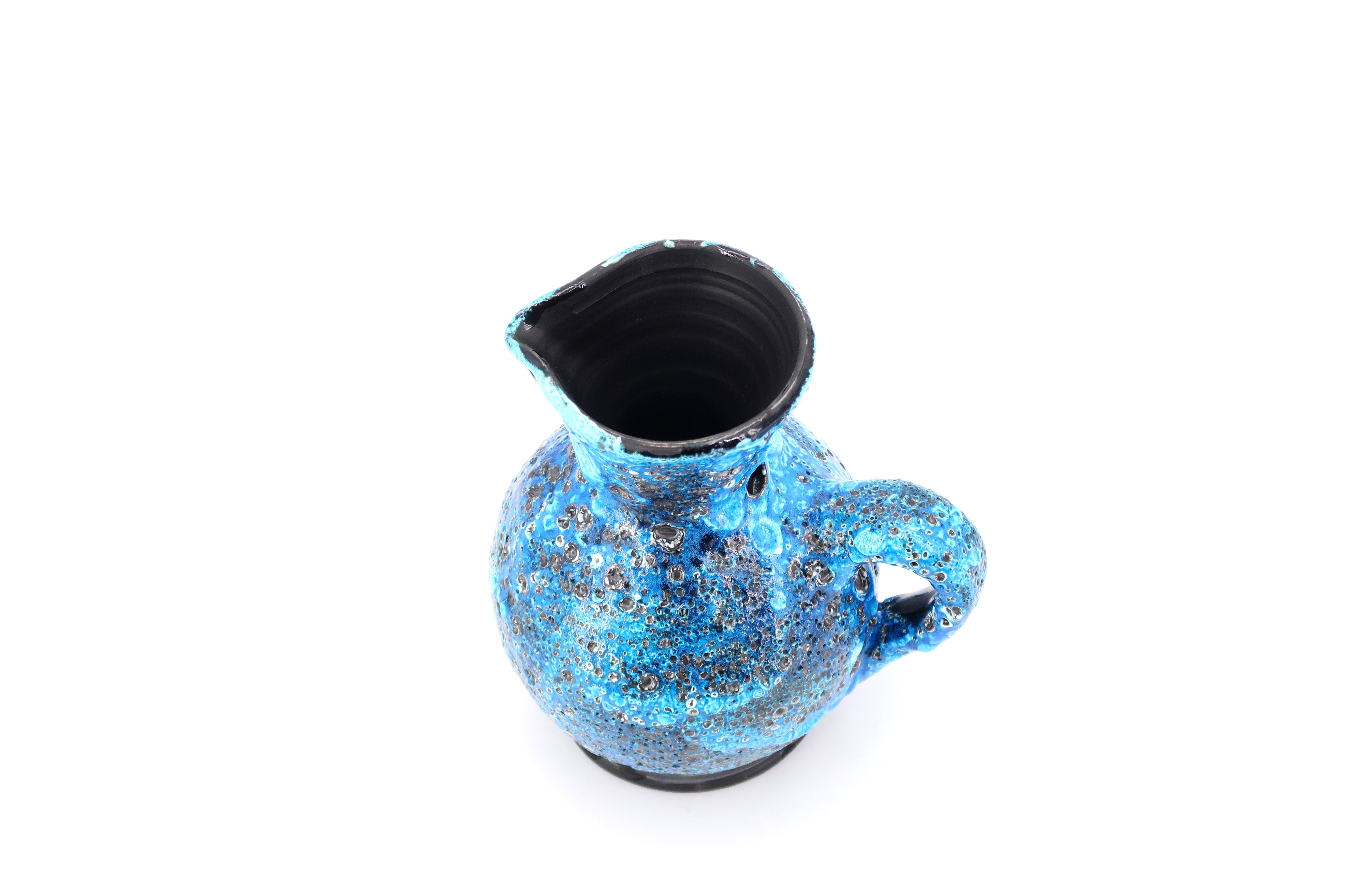Glacier Emaux ceramic pitcher, Atelier du Cyclops