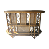 Vintage rattan bar