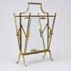 Neoclassical magazine rack by Maison Jansen, France, 1950s.