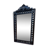 Console a half moon with its mirror