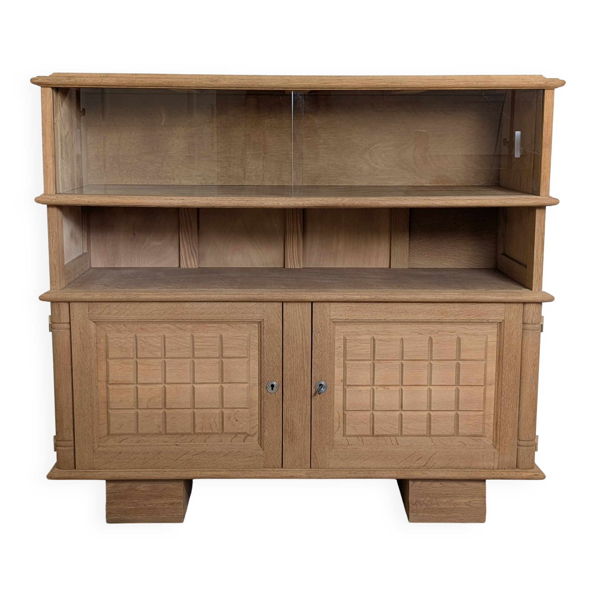 Raw oak sideboard