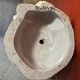 Vintage porcelain dolphin and shell vase circa 1960