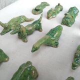 Set ceramic animal knife holders