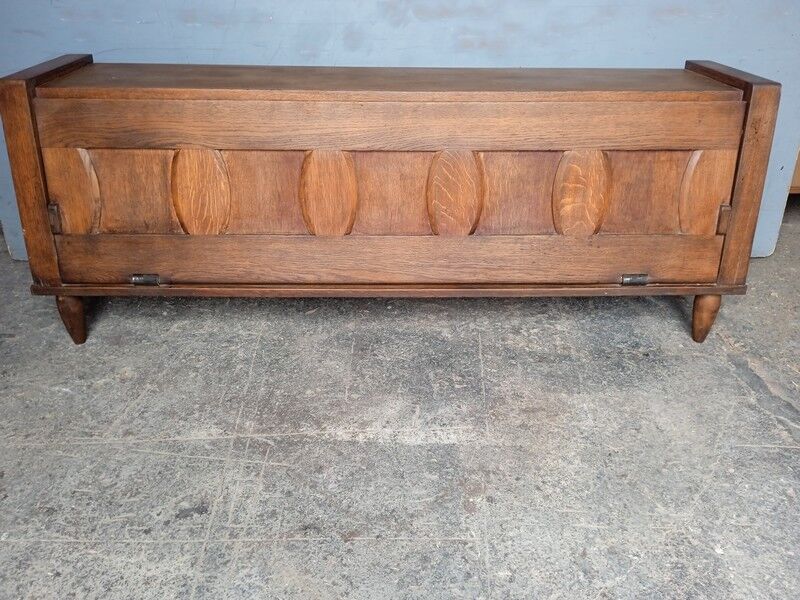 Sideboard in oak by Guillerme et Chambron 1950