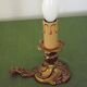 Delightful Vintage French Brass Wee Willie Winkie Table Lamp With Handle 3920