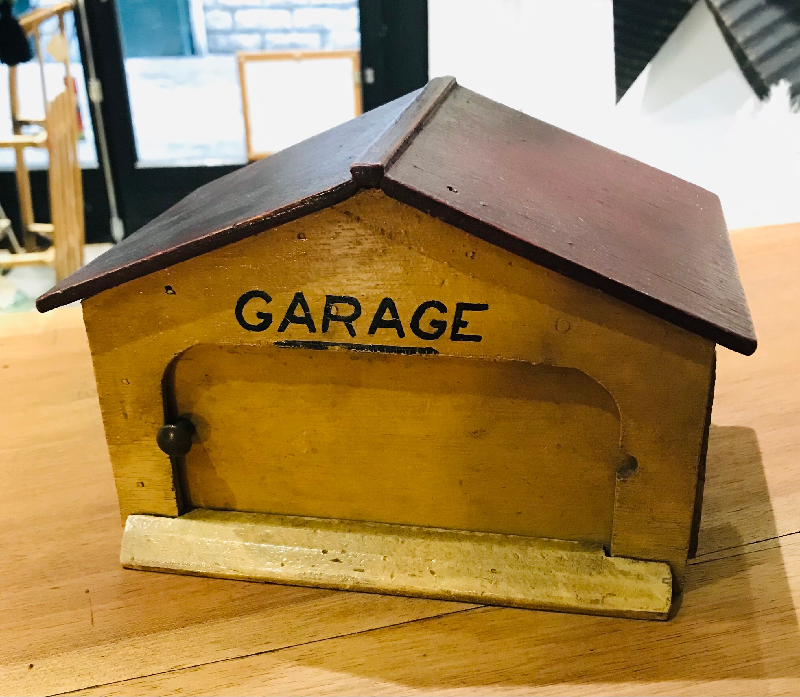 Vintage wood garage