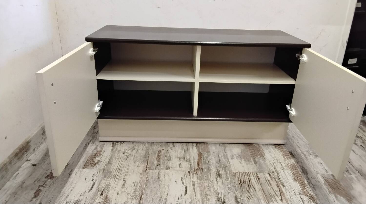 Bar cabinet / entrance furniture with a vintage 1970s mirror.