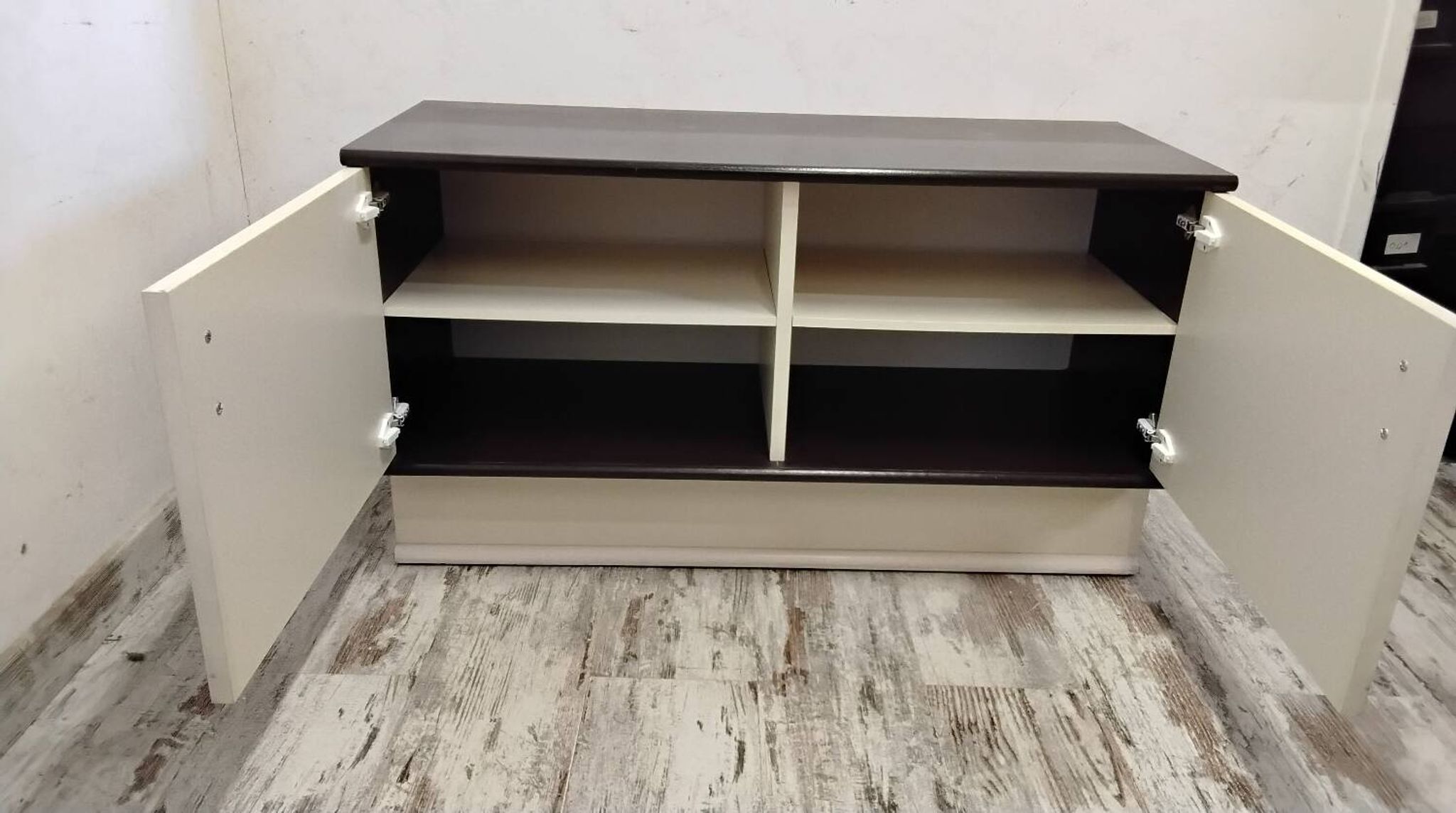 Bar cabinet / entrance furniture with a vintage 1970s mirror.