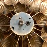 Gold metal leaf ceiling