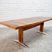 Vintage adjustable rosewood dining or coffee table from K&G, 1960s
