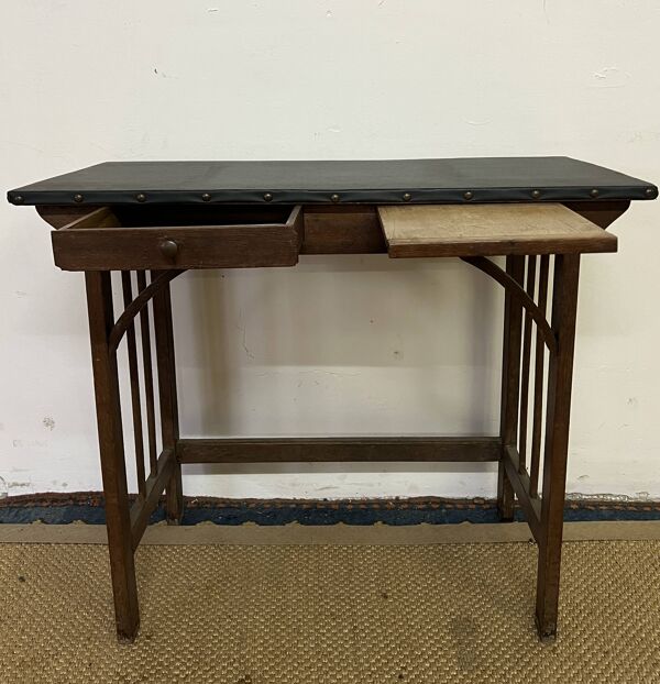 Petit bureau / table console en bois vintage