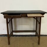 Small vintage wooden desk / console table