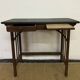 Petit bureau / table console en bois vintage
