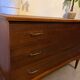 Long vintage teak sideboard