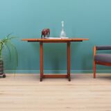 Table basse en acajou, design danois, années 1970, production : Danemark
