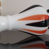Vintage Italian pop art blown soliflore vase from the 70s in opaline
