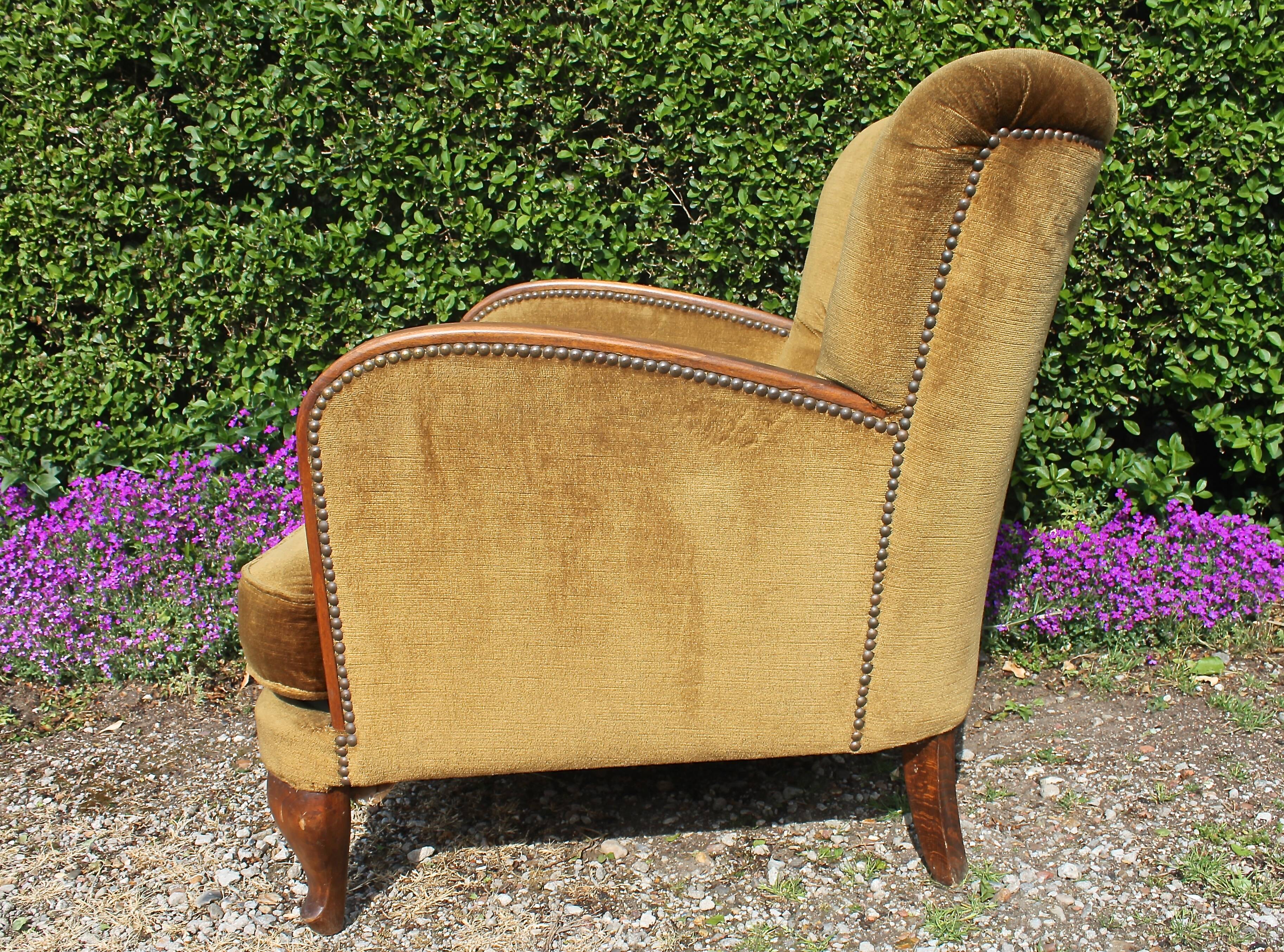 Chauffeuse fauteuil vintage 1950-1960