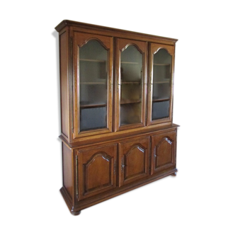 Library 3 doors full and glazed oak