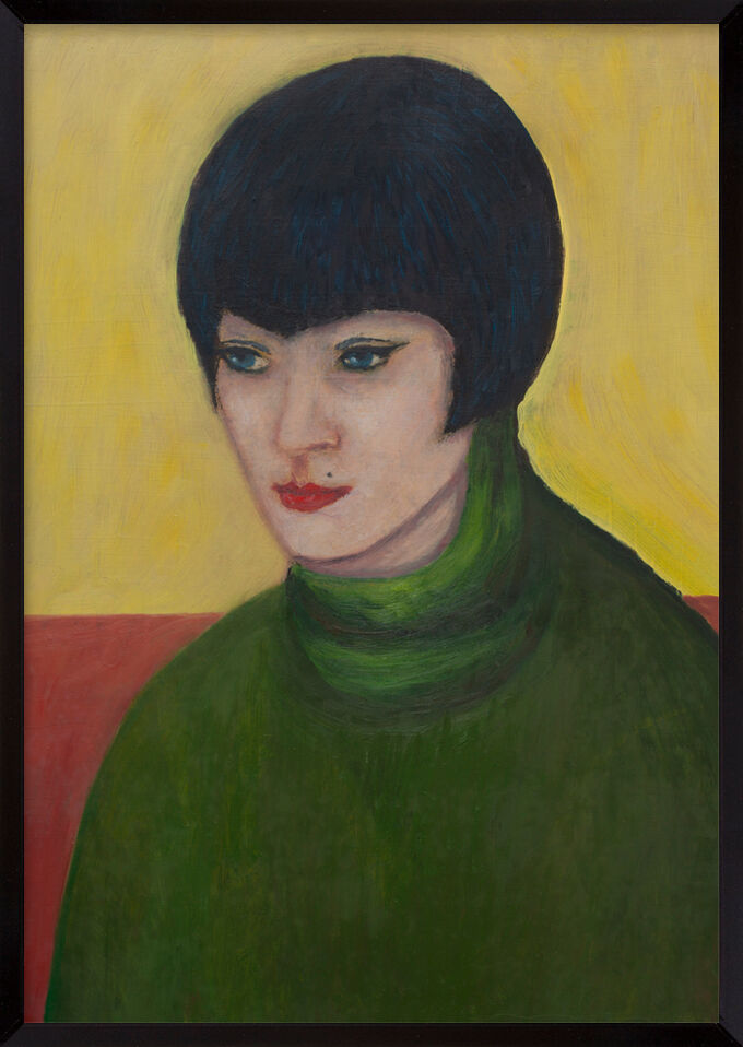 Portrait print woman Roaring Twenties