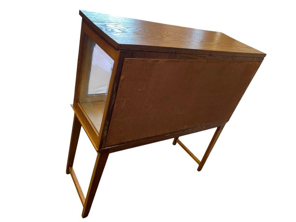 Display cabinet/tea cabinet/vintage wooden shelf