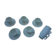 Set of Guzzini cups in white plastic, Italian design