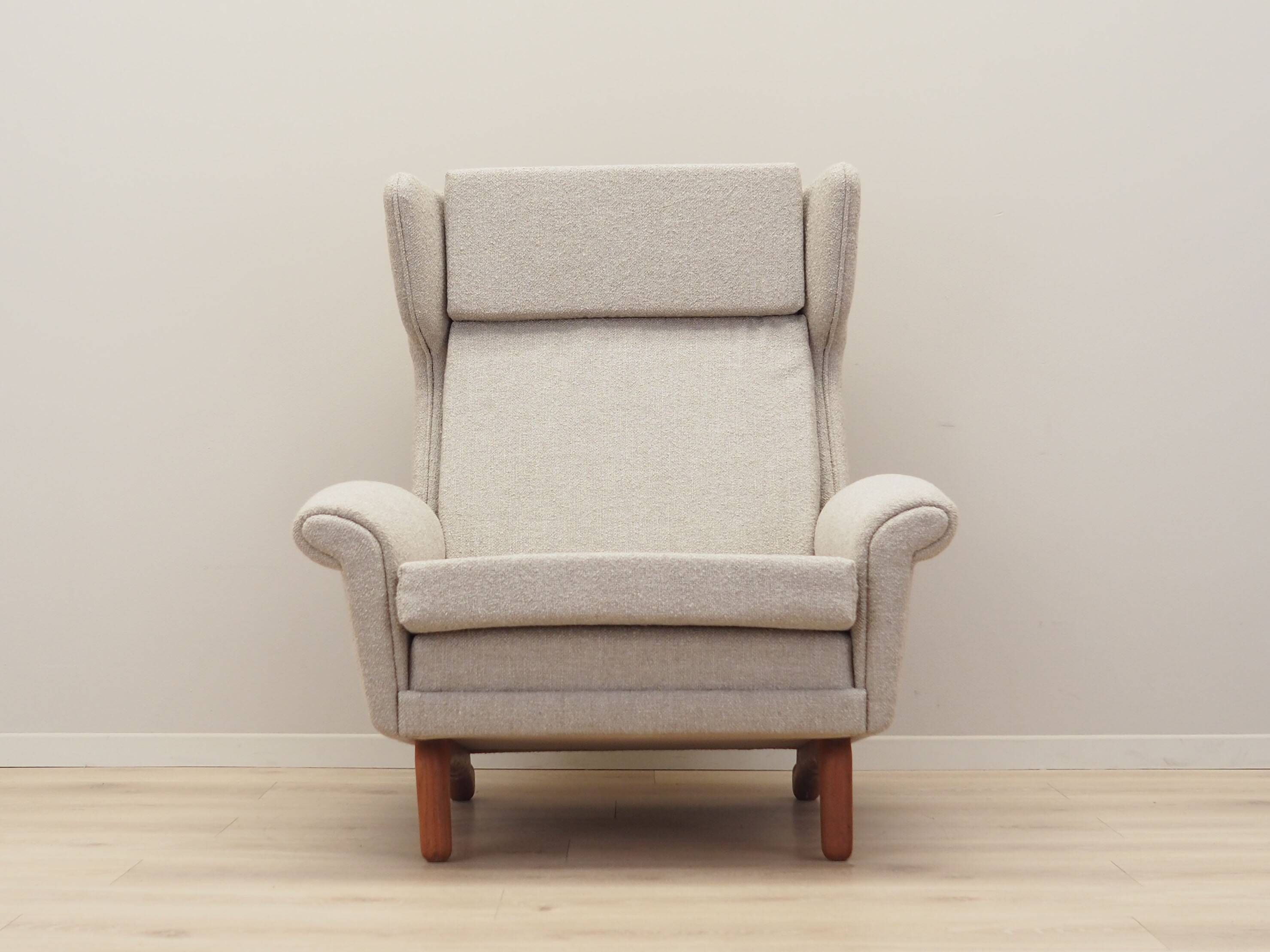 Teak armchair, Danish design, 1960s, designer: Aage Christiansen, production: Erhardsen & Andersen