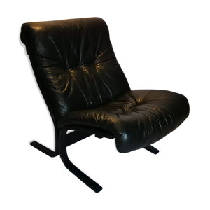 fauteuil scandinave cuir