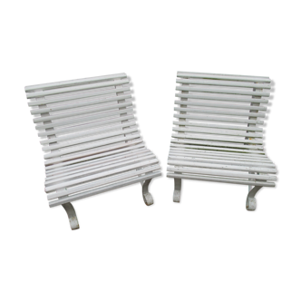 Pair of benches from the 1950