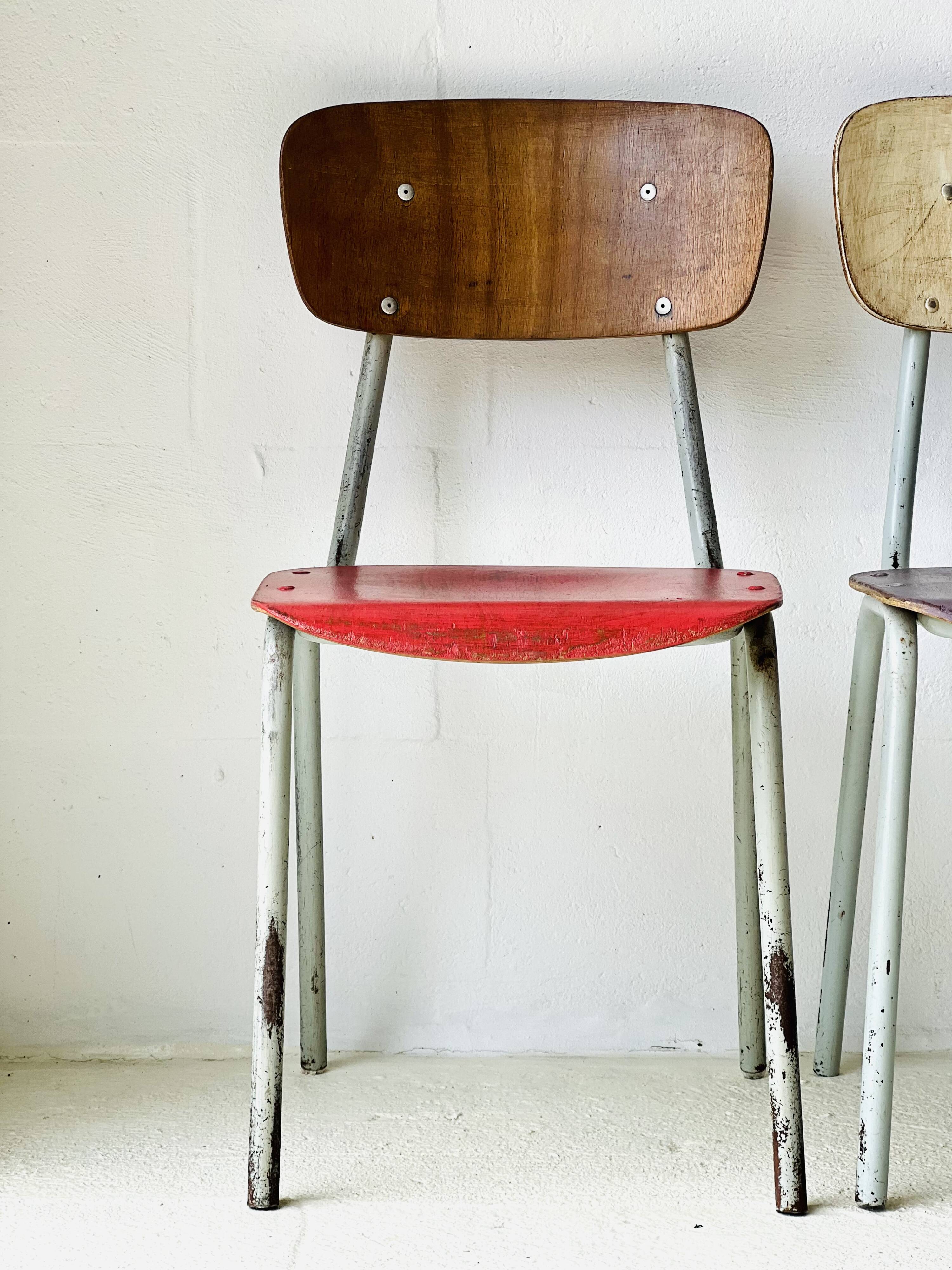 Chaises d'école Bistro, lot de 4