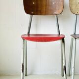 Chaises d'école Bistro, lot de 4