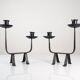 Pair of Wrought Iron Candleholders, 1950s