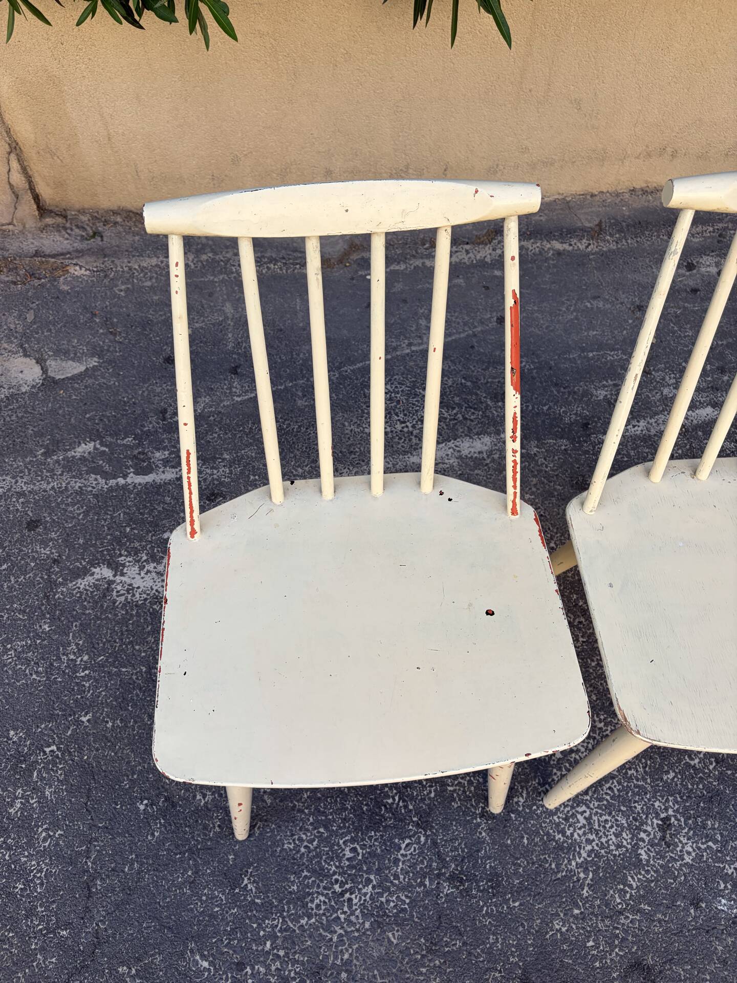 Pair of vintage chairs made in Denmark 70s/80s.