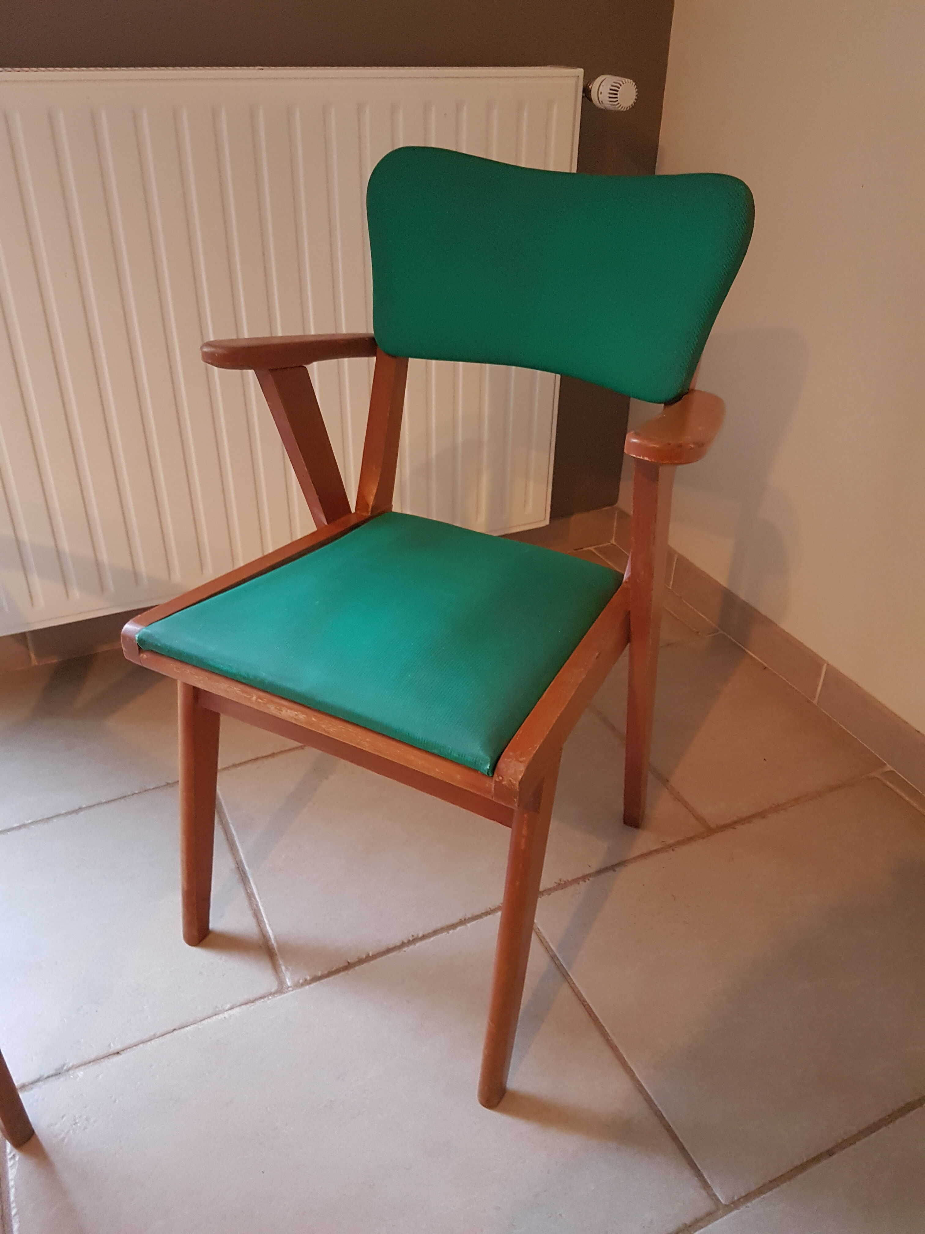 2 chairs year 60 french design