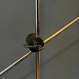 Lampadaire marron réglable du milieu du siècle