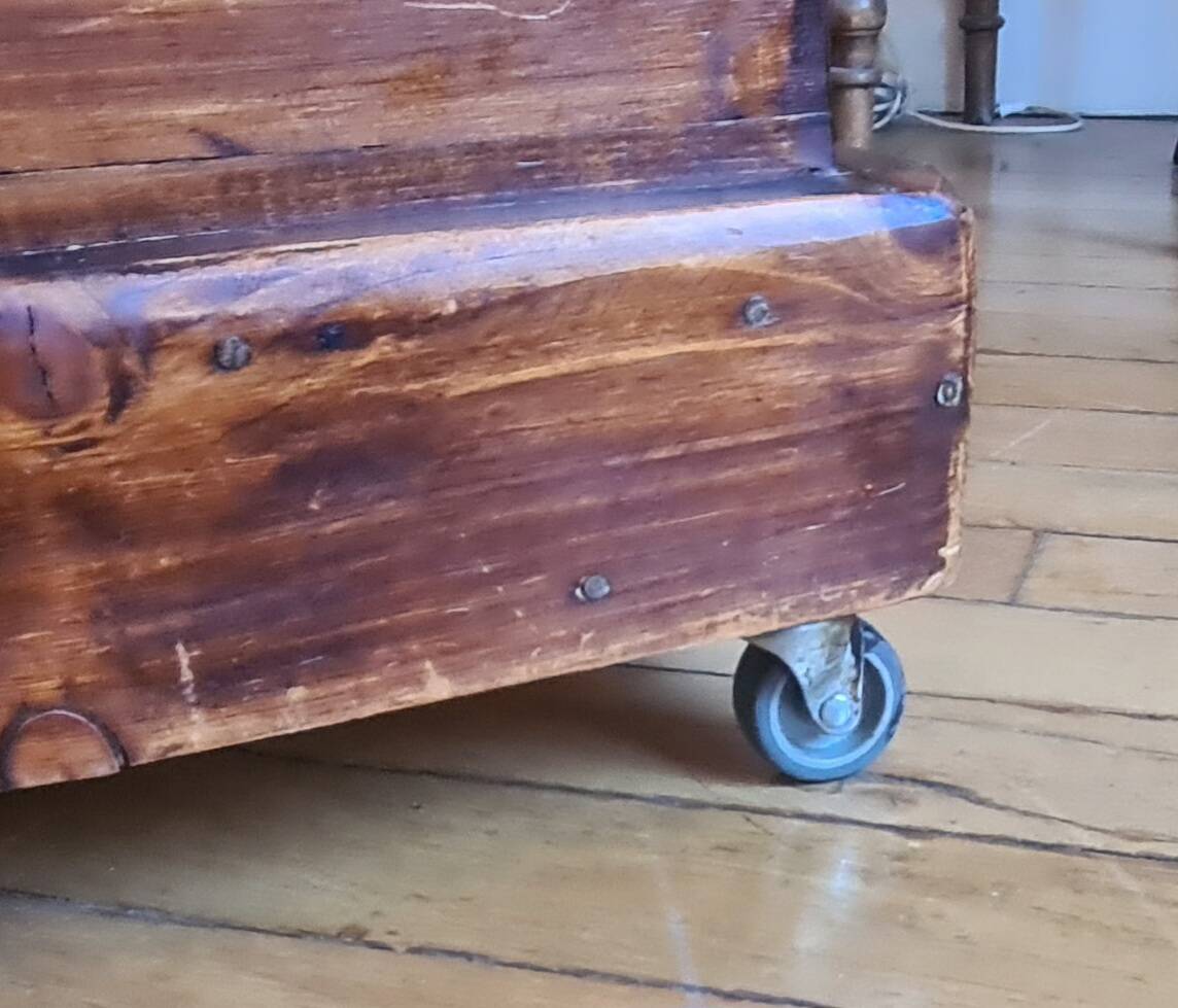Wooden coffee table (chest or bar)
