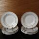 Set of 6 deep porcelain plates Golden Frise