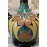 Glazed ceramic vase from the Gouda pottery, Netherlands, Holland, circa 1930