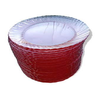 Set of plates Rosaline