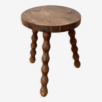 Tabouret tripode vintage