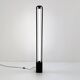 Black Uno floor lamp by Gian N. Gigante for Zerbetto, 1980