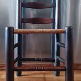 Brutalist chair, modernist in the style of Charles Dudouyt, 1950-1960