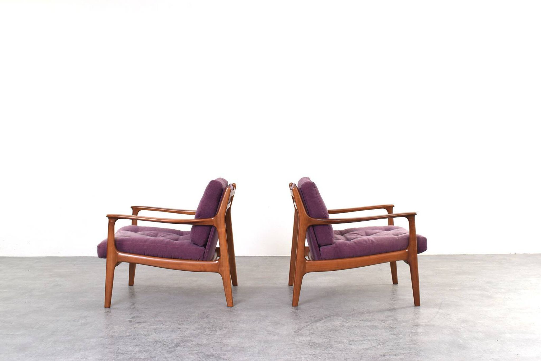 Mid-Century Lounge Chairs by Eugen Schmidt for Soloform, 1960s, Set of 2