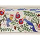 Hand-knotted rug, vintage Turkish rug 44x96 cm