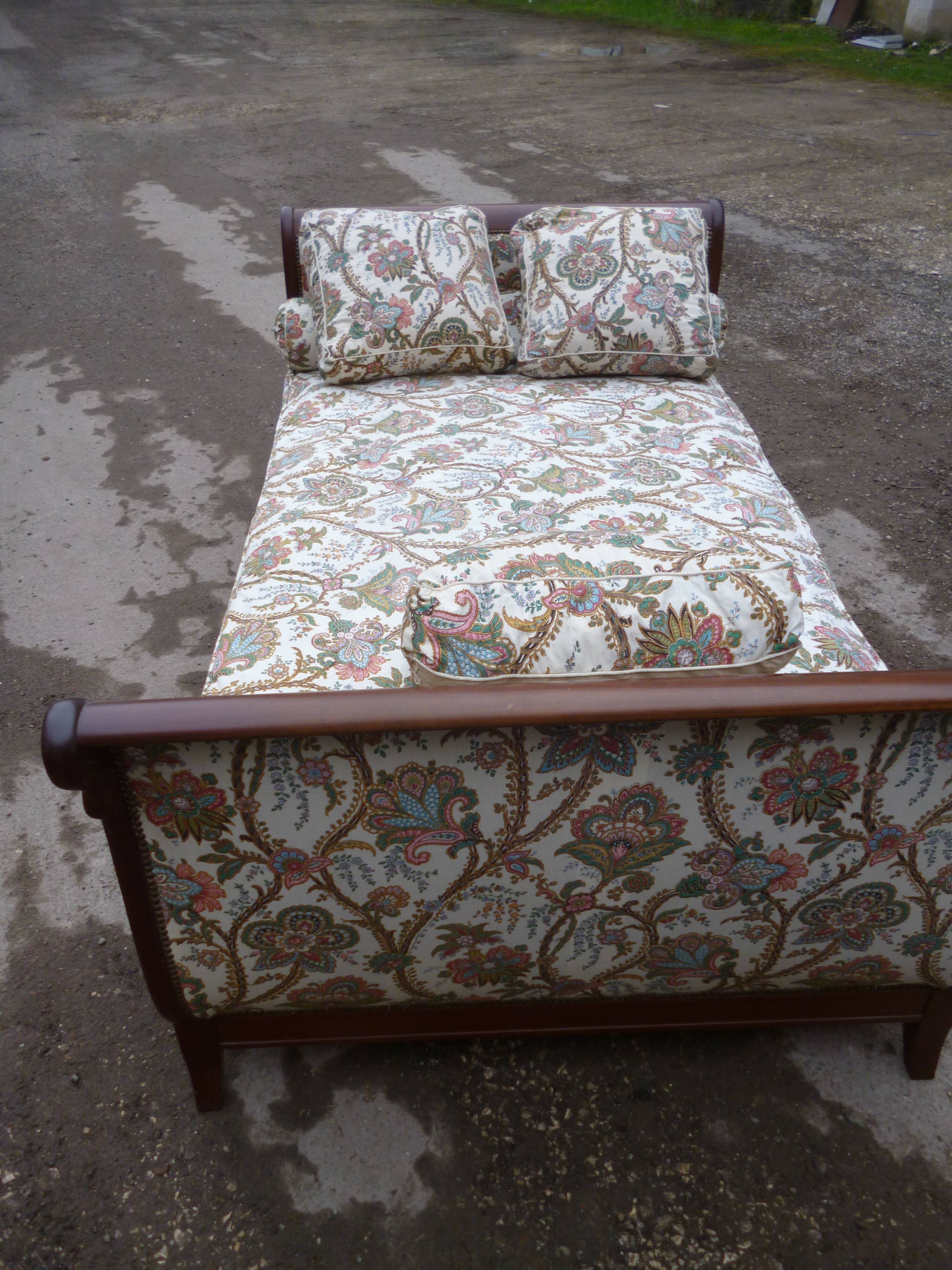 Empire style mahogany daybed