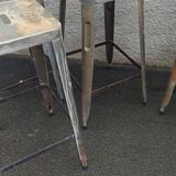 Set of 6 metal stools