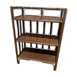 Vintage rattan shelf