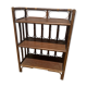 Étagère en rotin vintage