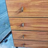 Vintage 60s display cabinet signed simat made in France