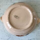Eared salad bowl digoin sarrreguemines 30s-40s