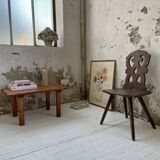 Table basse / porte-bagages style Rainer Daumiller